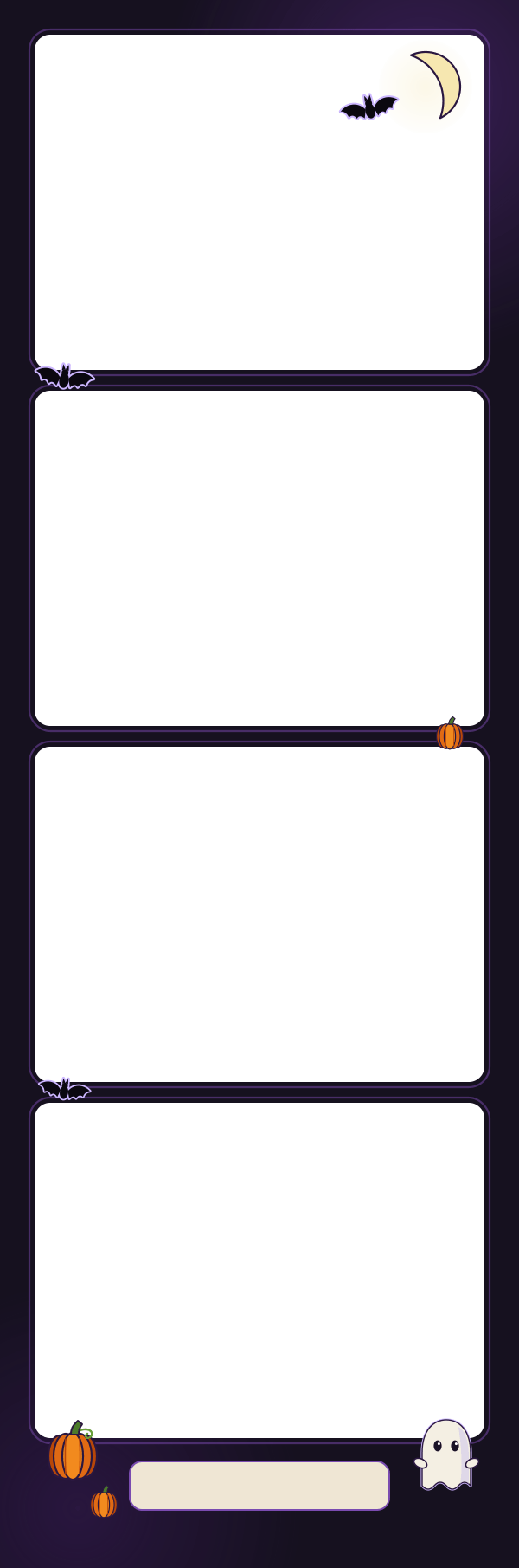 Halloween frame